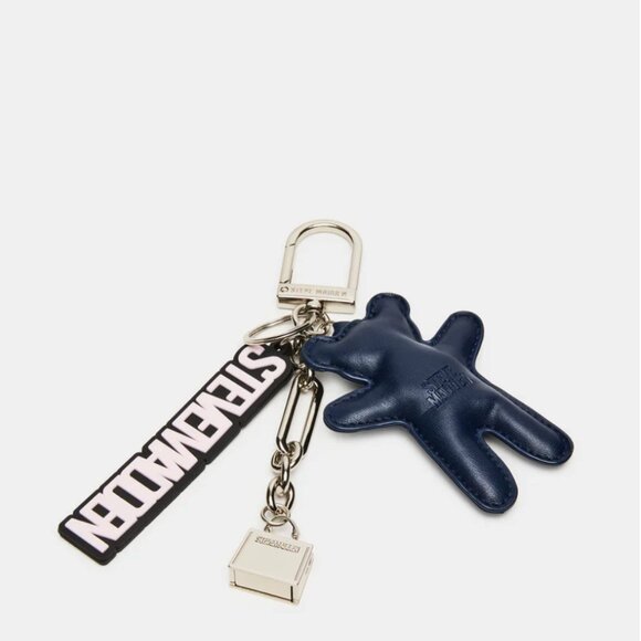 NIB STEVE MADDEN EVELYN BAG SCARF CHARM BOX GIFT SET LIGHT BLUE $154 - Picture 4 of 6